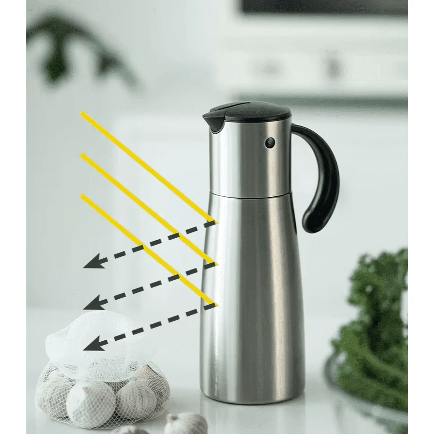 Shimoyama Auto Flip Stainless Steel Oil Pot 600ml - Image 4