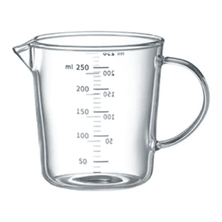 Shimoyama Borosilicate Glass Measure Cup 250ml