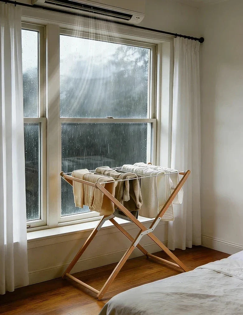 Shimoyama Beech Wood Foldable Drying Rack - Image 10