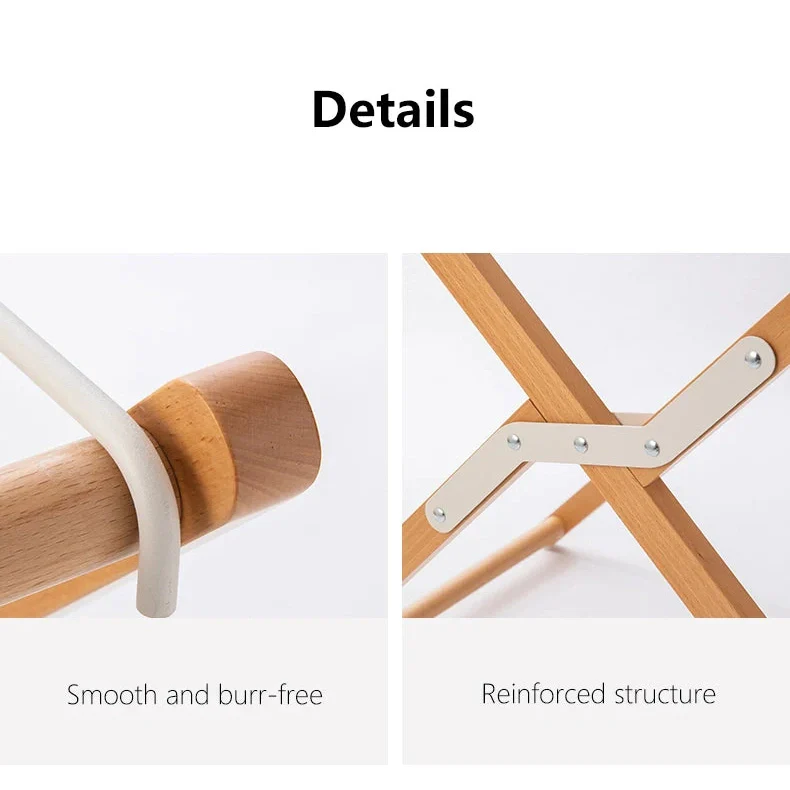 Shimoyama Beech Wood Foldable Drying Rack - Image 11