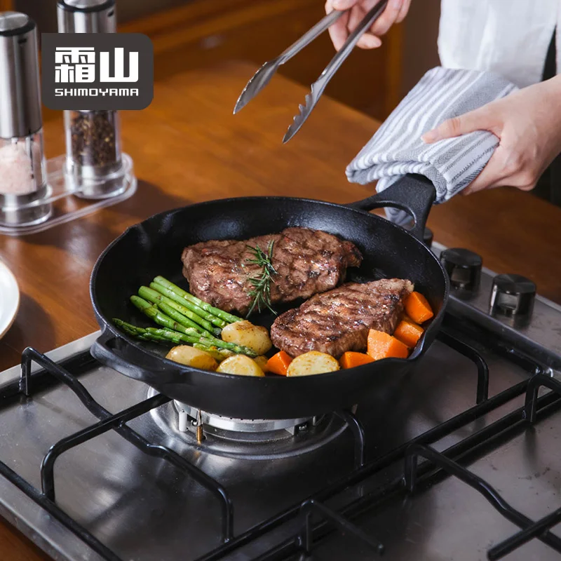 Shimoyama Cast Iron Frying Pan 26cm - Image 4