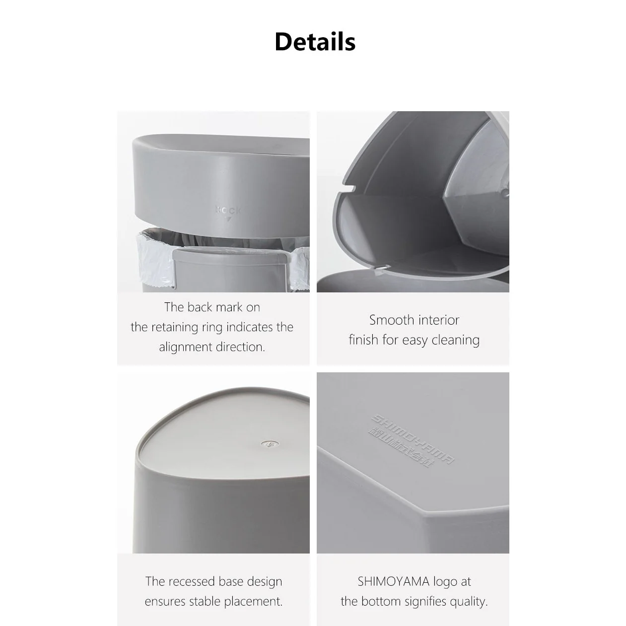 Shimoyama Compact Corner Bin - Image 13