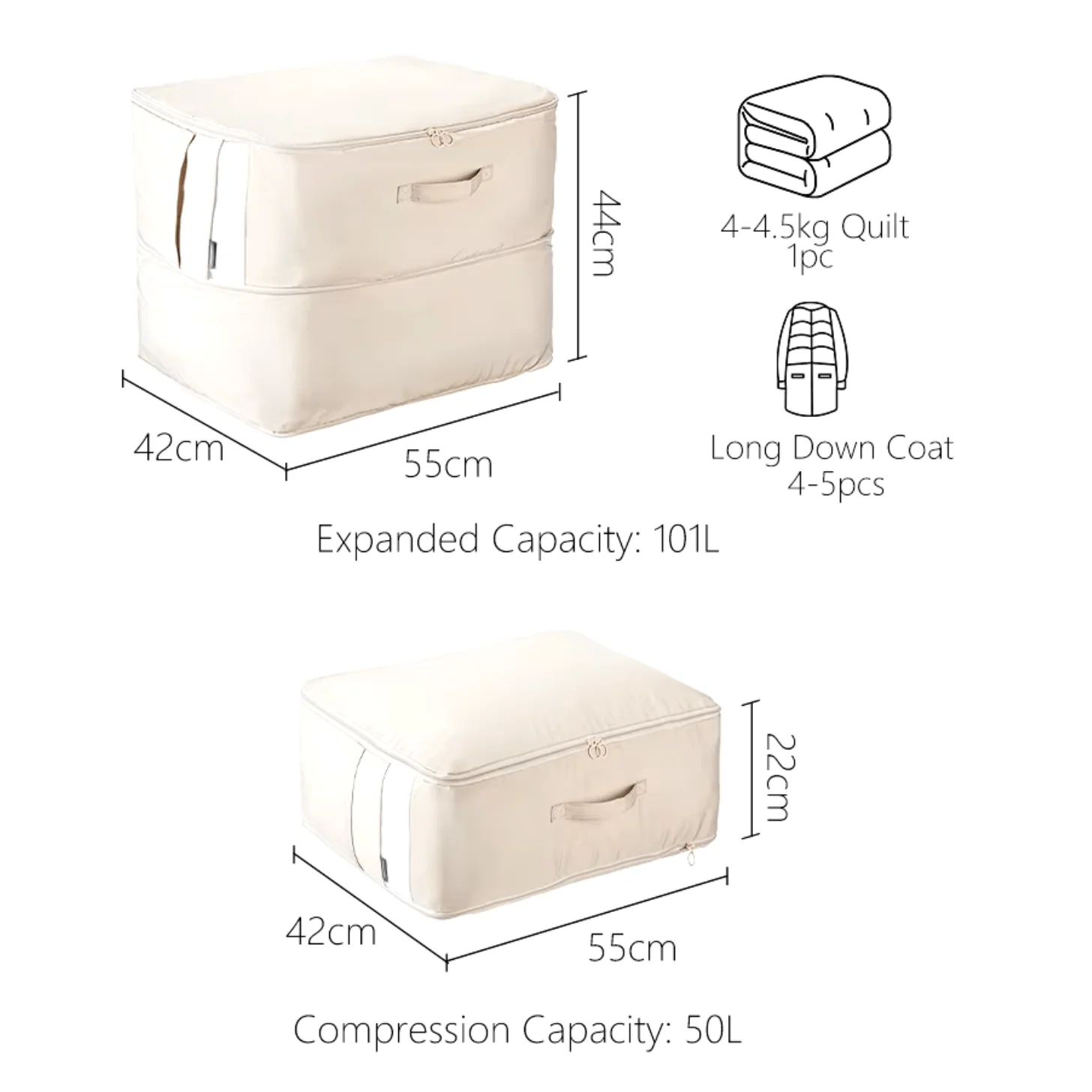 Shimoyama Compression Cube - 55x42x22cm - 50L/101L - Image 11