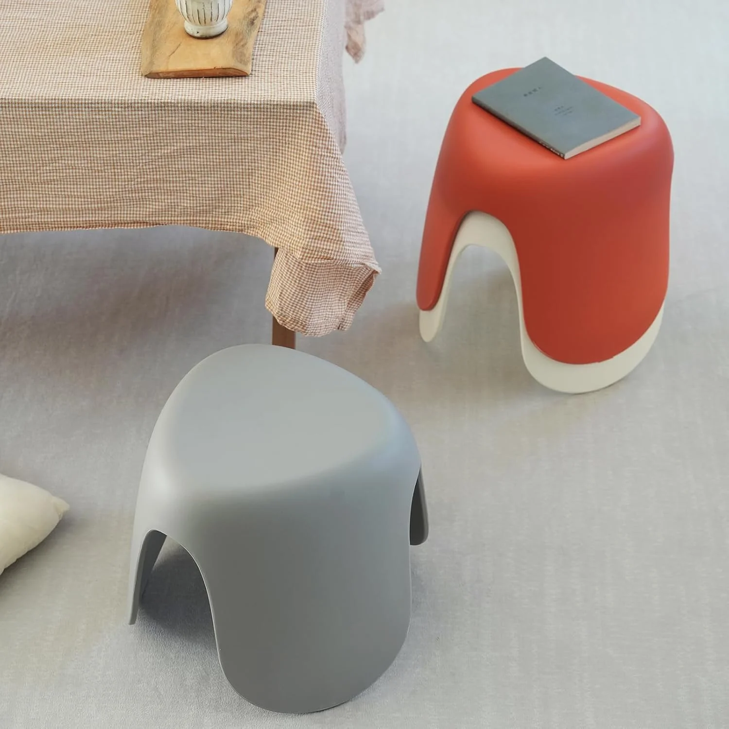 Shimoyama Cream Stool - Image 2