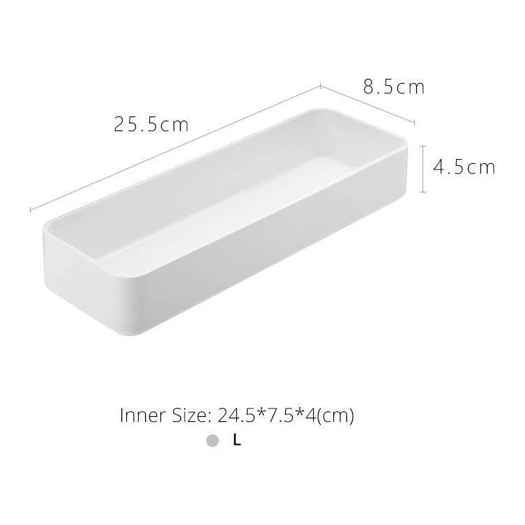 Shimoyama Desktop Storage Box White L