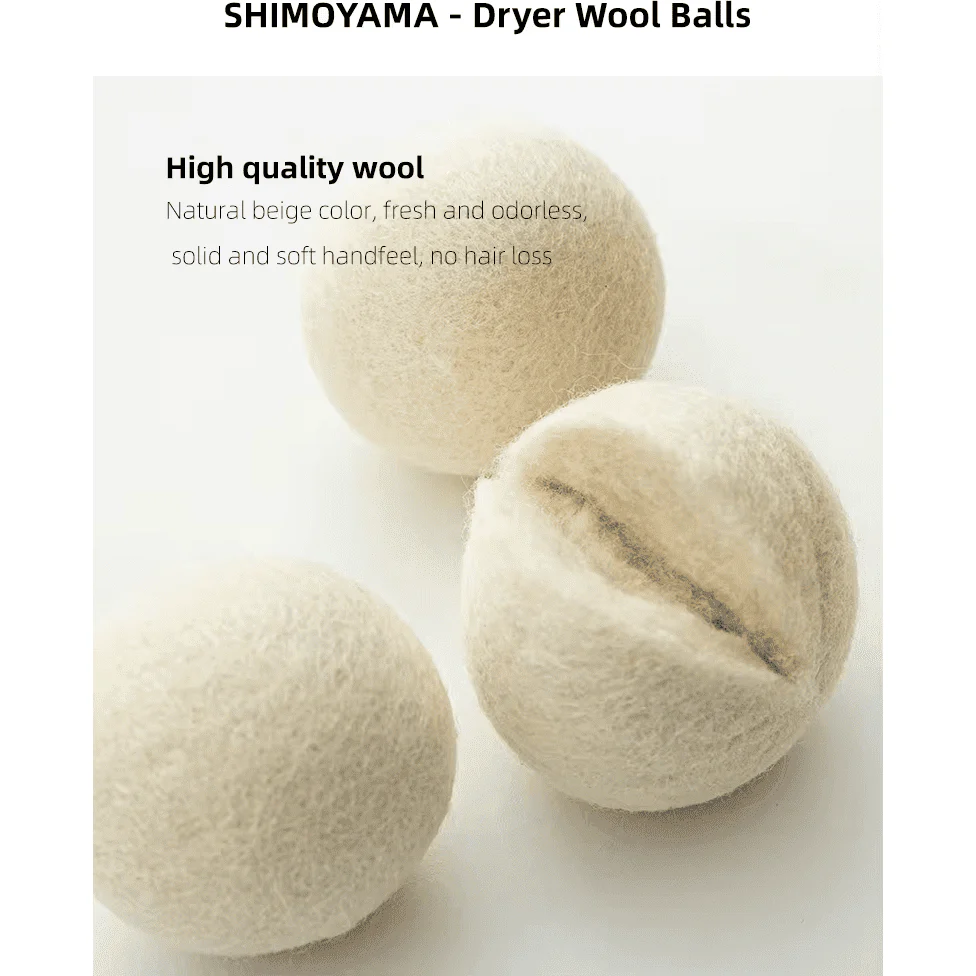 Shimoyama Dryer Wool Balls 3P - Image 6