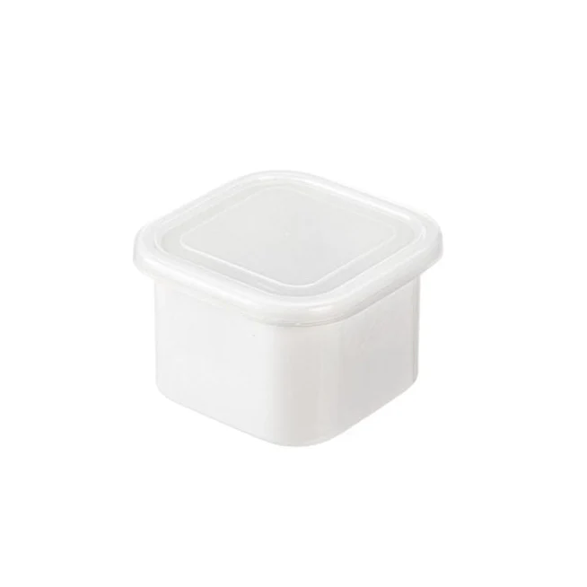 Shimoyama Enamel Square Storage Box 600ml