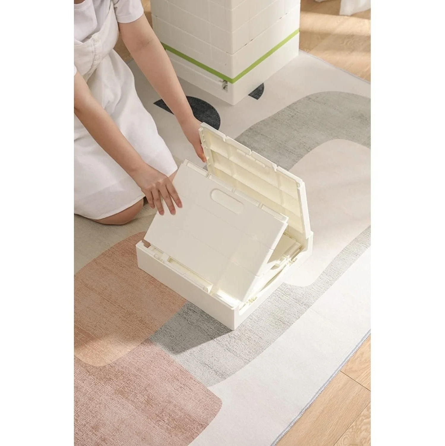 Shimoyama Foldable Brick Toy Storage Box 25L - Image 14