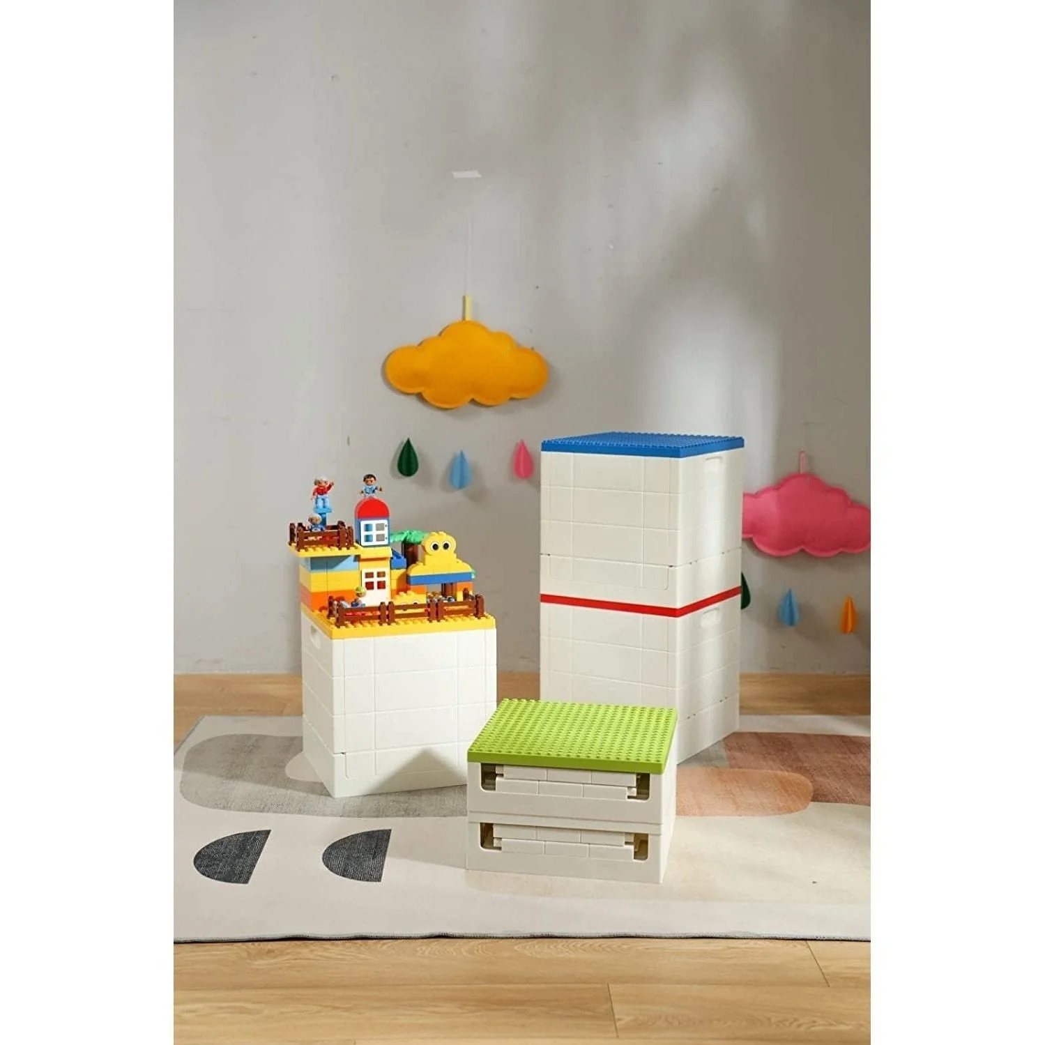 Shimoyama Foldable Brick Toy Storage Box 25L - Image 22