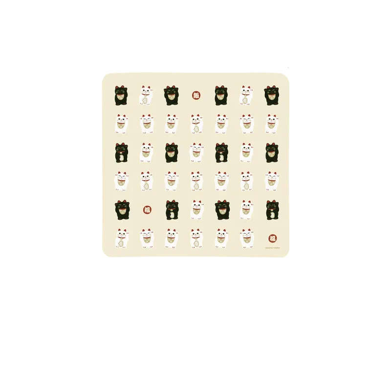 Shimoyama Furoshiki Wrapping Cloth - Fortune Cat - 50 x 50cm