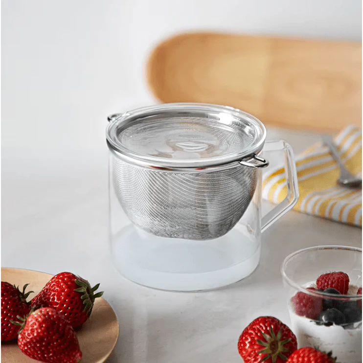 Shimoyama Glass Yogurt Strainer 800ml - Image 5