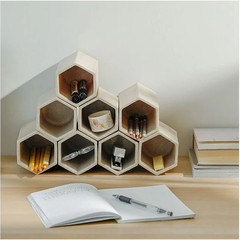 Shimoyama Hexagon Sand Storage Holder L - Image 2