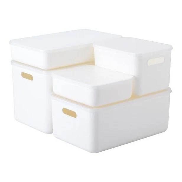 Shimoyama Large Shallow Storage Box White - Image 10