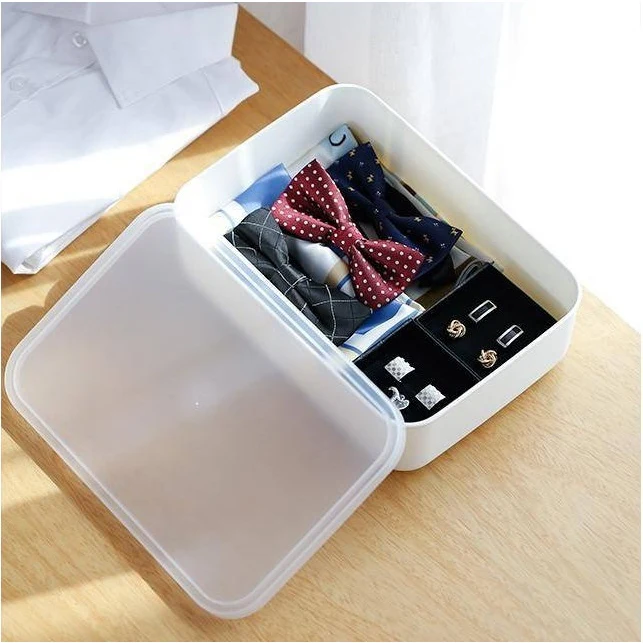 Shimoyama Large Shallow Storage Box White - Image 4