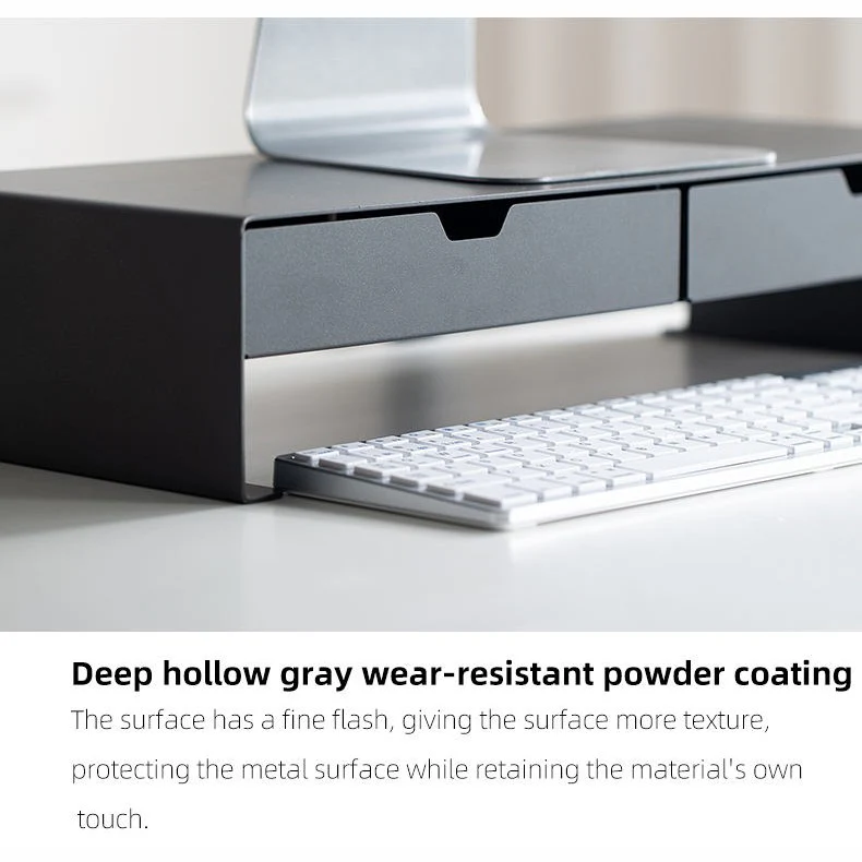 Shimoyama Monitor Stand With Drawers - 60cm - Image 6