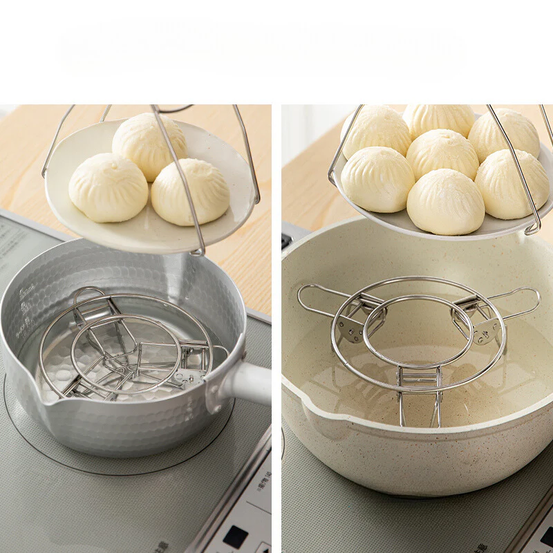Shimoyama Foldable Stainless Steel Steaming Rack - Image 7