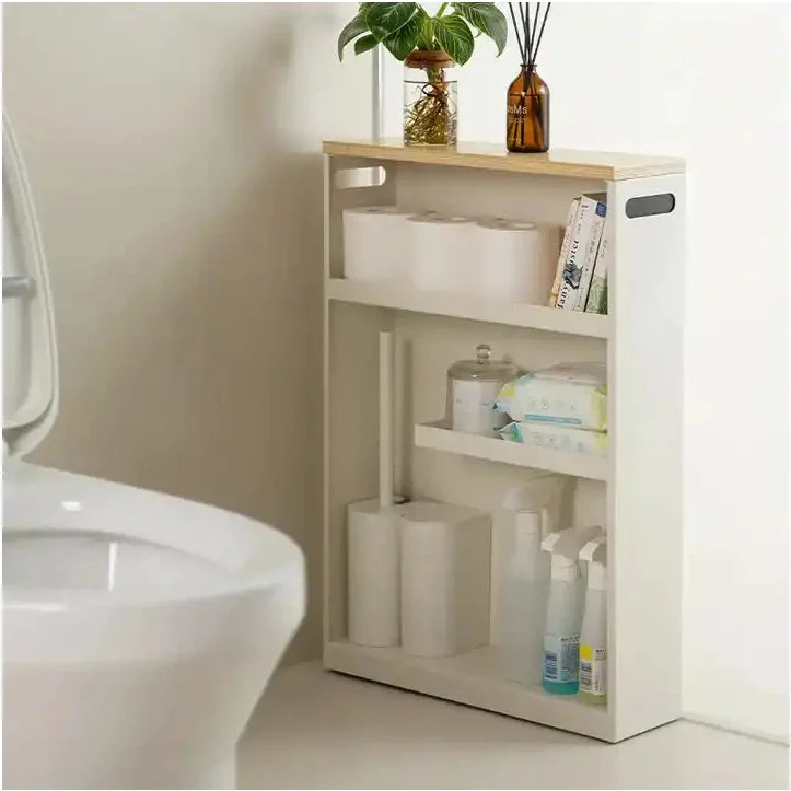 Shimoyama Slim Toilet Bathroom Organiser Storage Shelf - 13cm - Image 2