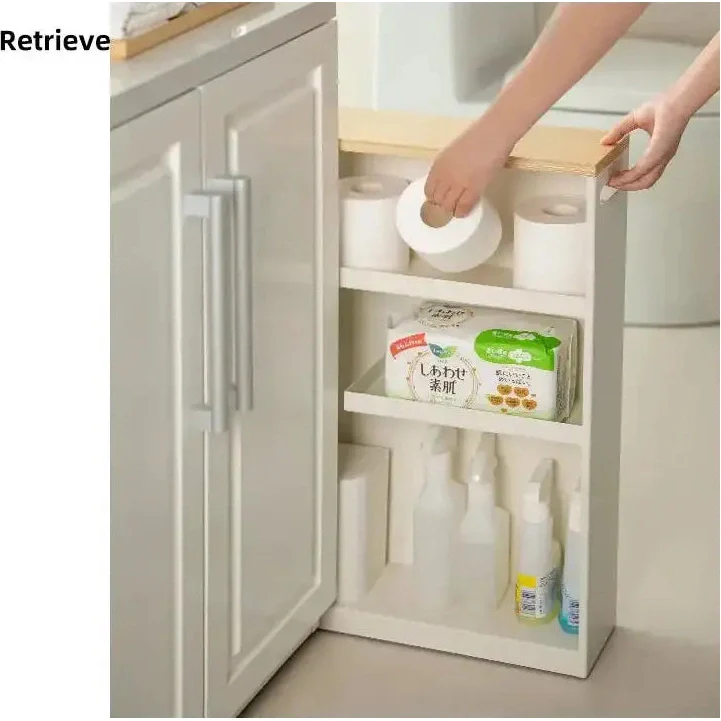 Shimoyama Slim Toilet Bathroom Organiser Storage Shelf - 13cm - Image 9