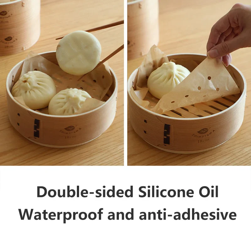 Shimoyama Natural Parchment Steamer Liners - Φ13.5cm - 100P - Image 5