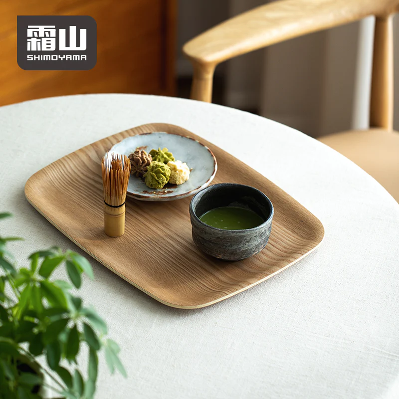 Shimoyama Non-slip Ashwood Tray - 36x28cm - Image 2