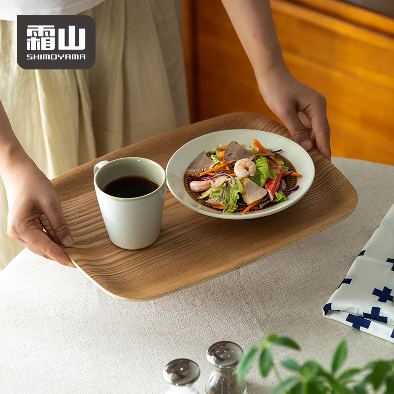 Shimoyama Non-slip Ashwood Tray - 36x28cm - Image 4