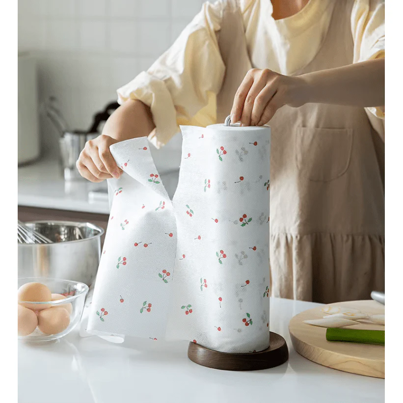 Shimoyama Non-woven Kitchen Towel Wipes - 30 Sheets - Cherry - Image 11