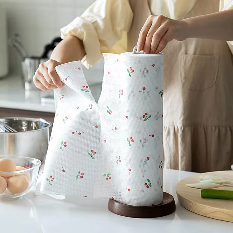 Shimoyama Non-woven Kitchen Towel Wipes - 30 Sheets - Cherry - Image 6