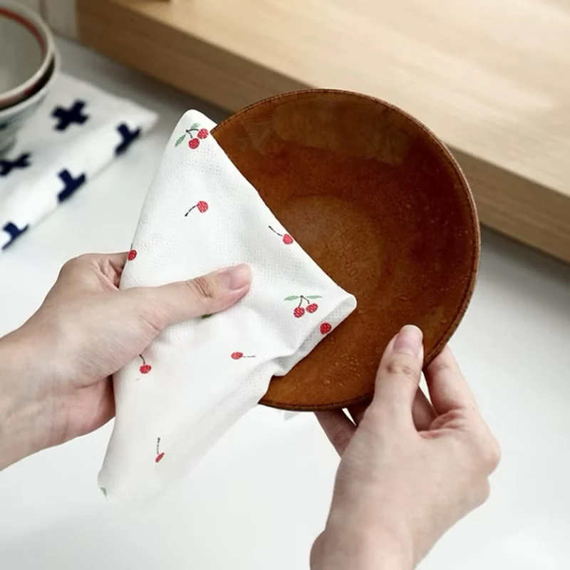 Shimoyama Non-woven Kitchen Towel Wipes - 30 Sheets - Cherry - Image 7