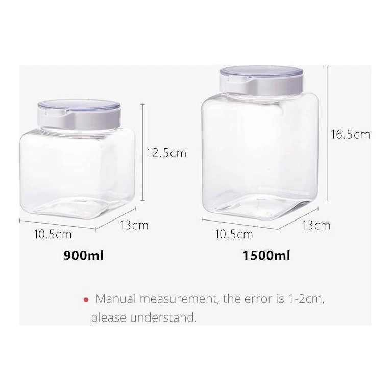 Shimoyama Plastic Storage Jar 900ml - Image 2