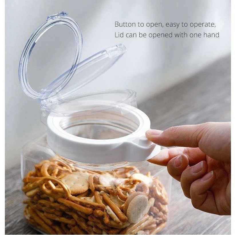 Shimoyama Plastic Storage Jar 900ml - Image 5