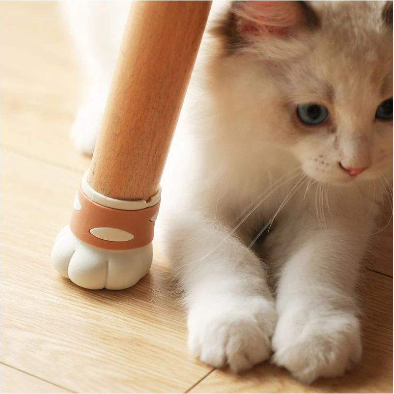 Shimoyama Silicone Chair Leg Cat Pad - Anti Skid - 4P - Image 6
