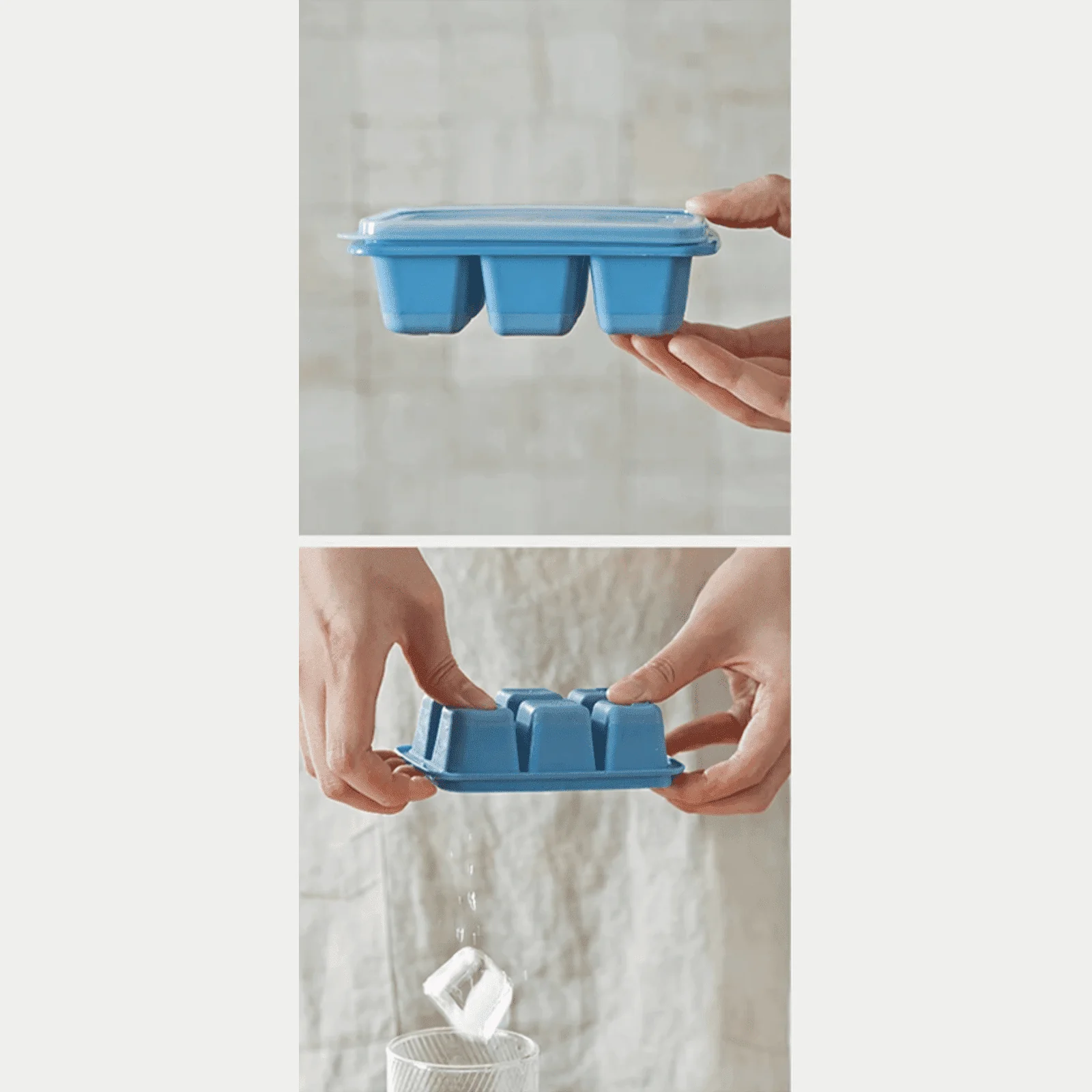 Shimoyama Easy Release Ice Cube Mould Tray 3P - Image 4