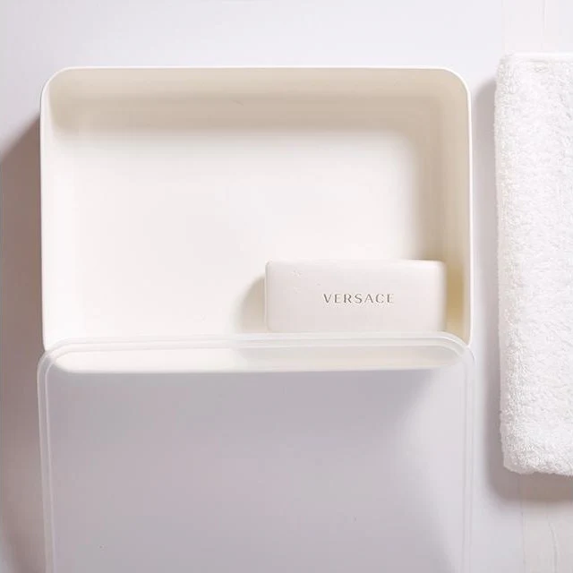 Shimoyama Small Shallow Storage Box White - Image 5