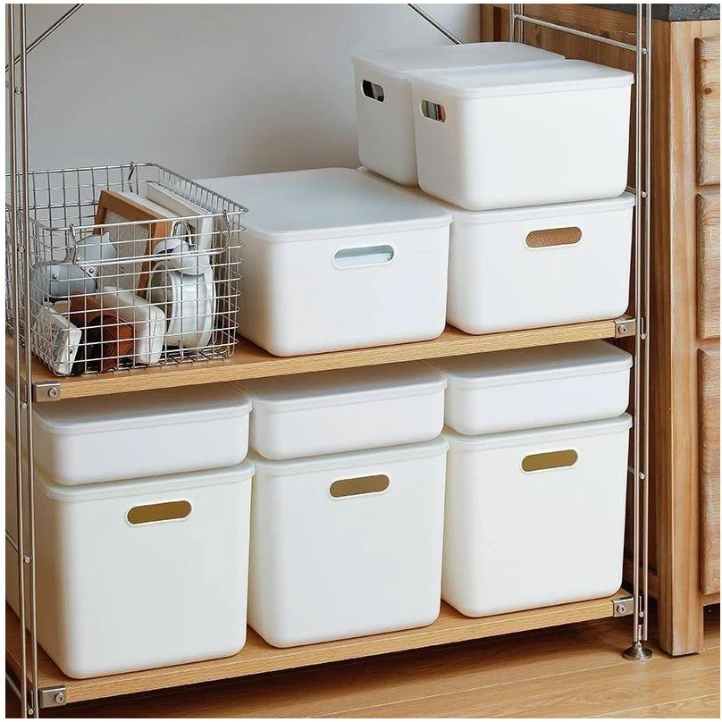 Shimoyama Small Shallow Storage Box White - Image 8
