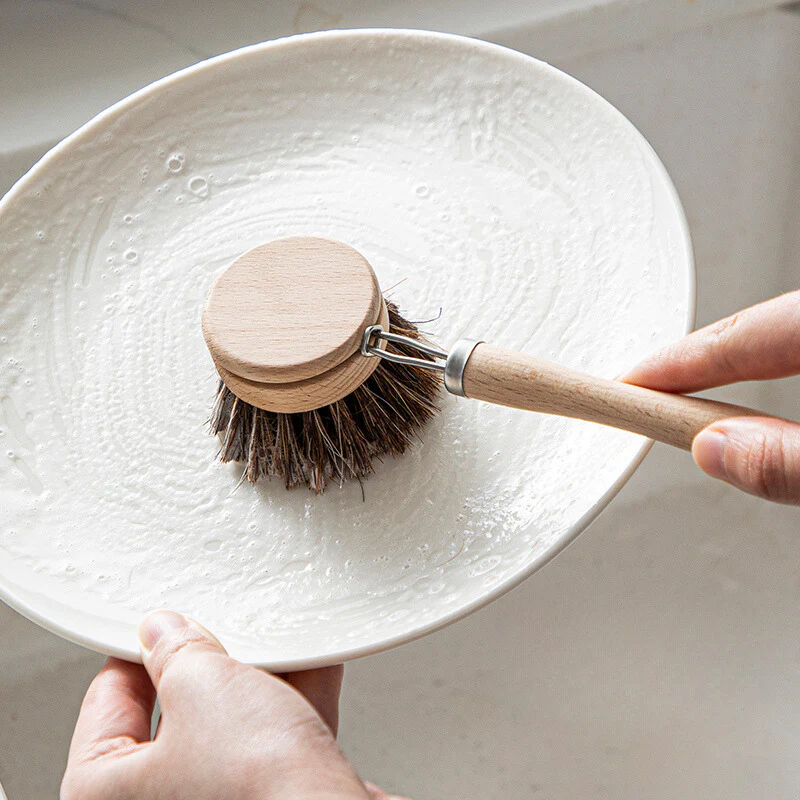 Shimoyama Horse Hair Dish Brush - Image 2