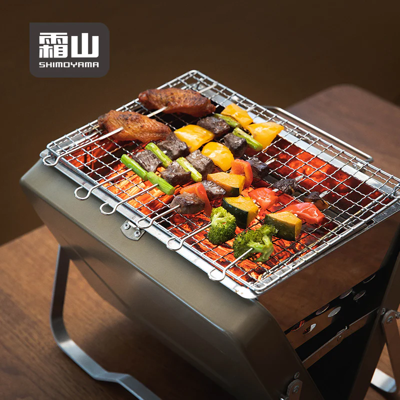 Shimoyama Stainless Steel Barbecue Skewer - 20cm - 10P - Image 4