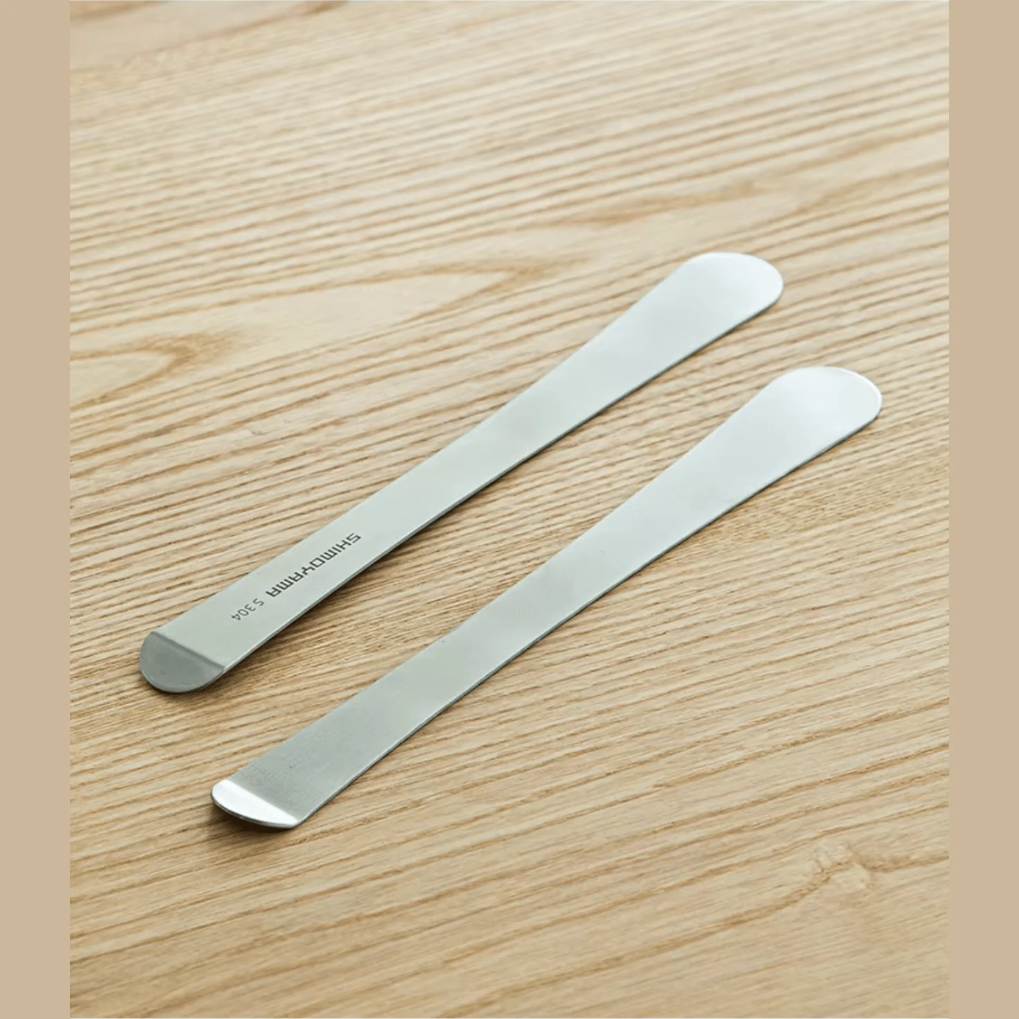 Shimoyama Stainless Steel Flat Dumpling Spoon - Image 9
