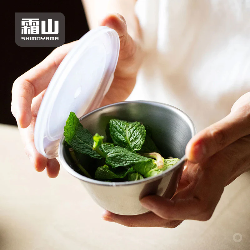 Shimoyama Stainless Steel Food Storage Box - Round - 250ml - Image 4