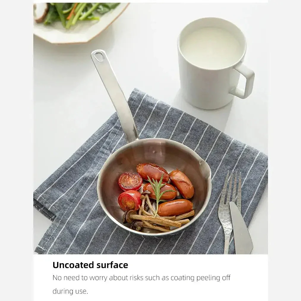 Shimoyama Stainless Steel Frying Pan 12cm - Image 7
