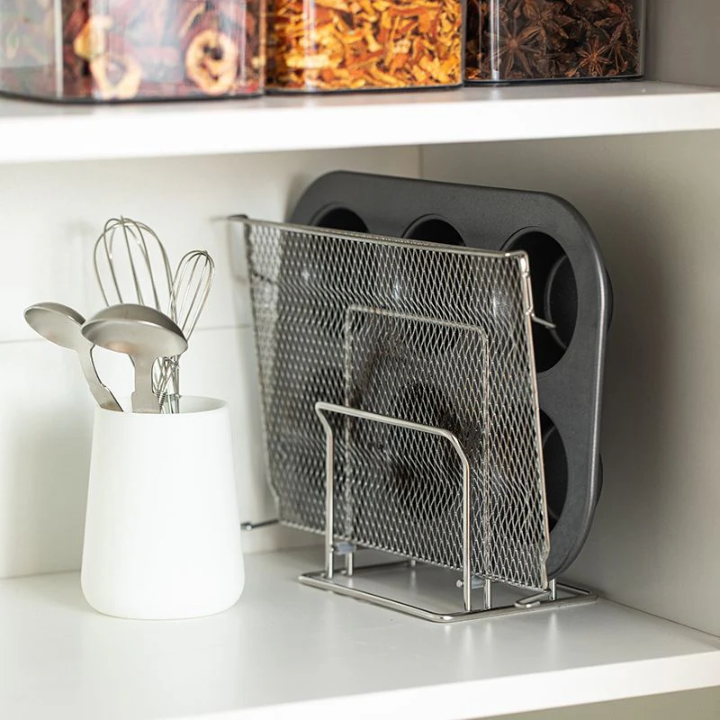 Shimoyama Stainless Steel Knife and Chopping Board Rack - Image 3