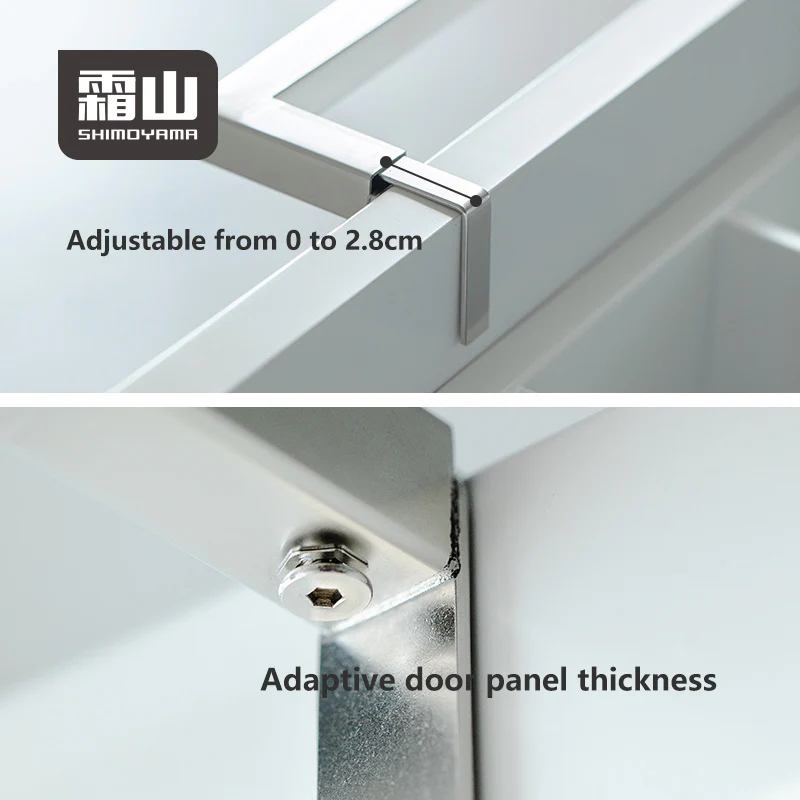 Shimoyama 304 Stainless Steel Retractable Over Door Hanging Bar - Image 5