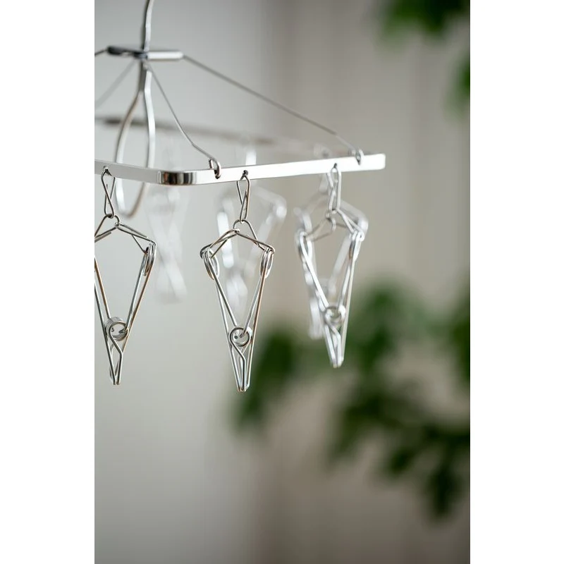 Shimoyama Stainless Steel Square Hanger - 10 Pegs - Image 3