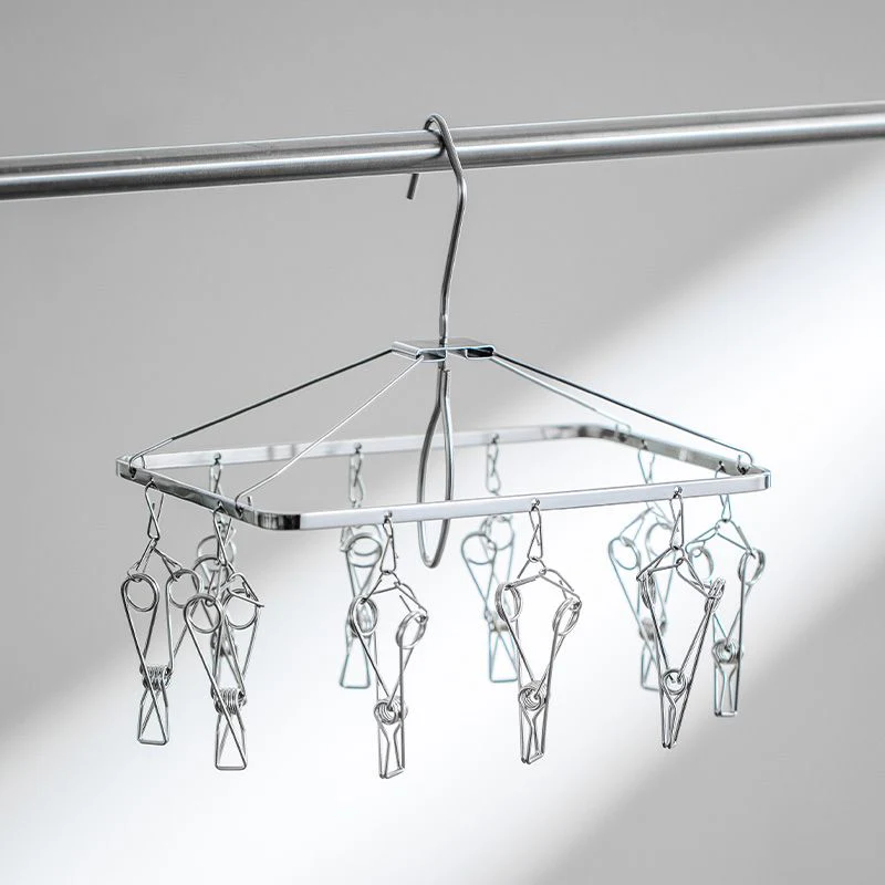 Shimoyama Stainless Steel Square Hanger - 10 Pegs - Image 5