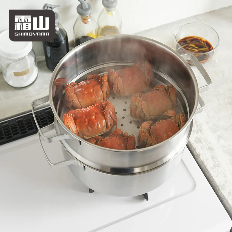 Shimoyama Stainless Steel Steamer - 24cm - Image 5