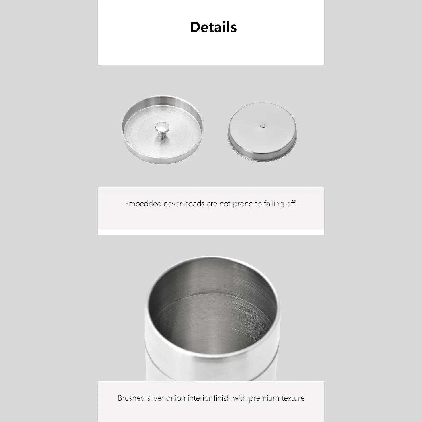 Shimoyama Stainless Steel Tea Storage Jar - 580ml - Image 9