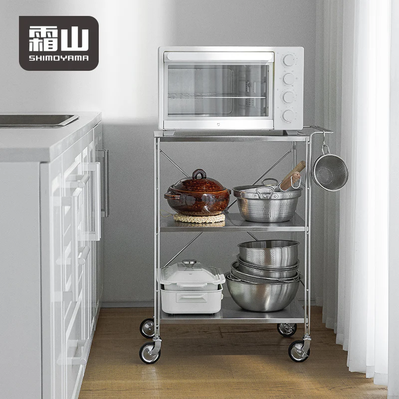 Shimoyama Stainless Steel Utility Cart - Image 3