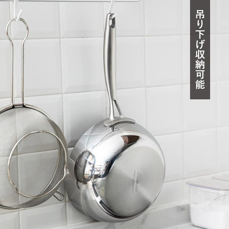 Shimoyama Stainless Steel Yukihira Pan With T Lid Φ20cm - Image 10