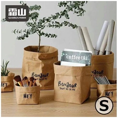 Shimoyama Washable Kraft Paper Bag-S - Image 5