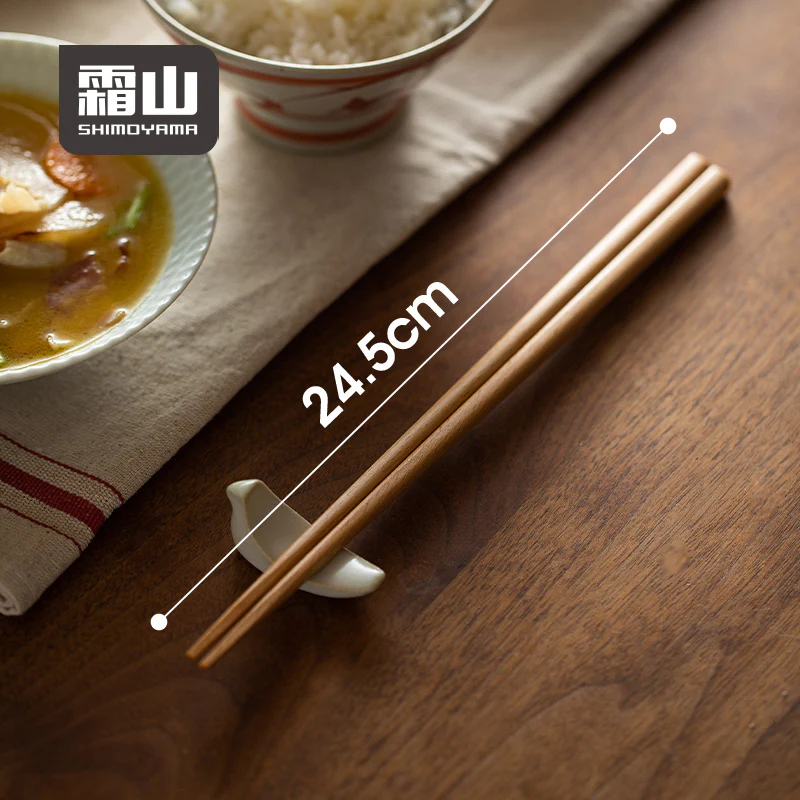 Shimoyama Wooden Chopsticks - 24.5cm - 5P Set - Image 3