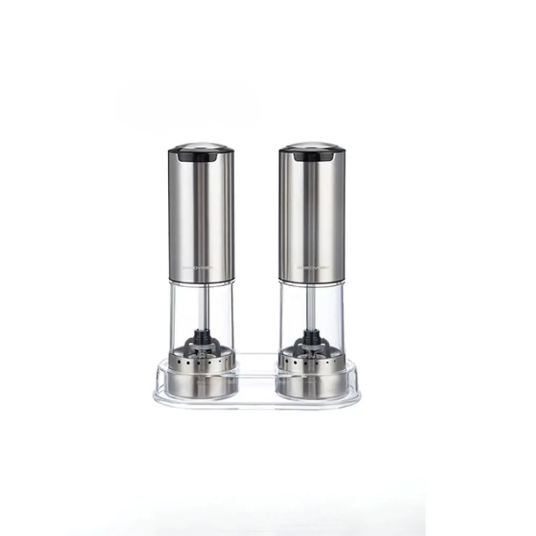 Shimoyama Stainless Steel Electric Salt & Pepper Grinder 95ml 2P Set